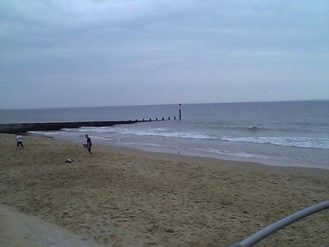 A Dorset groyne designed to arrest coastal erosion