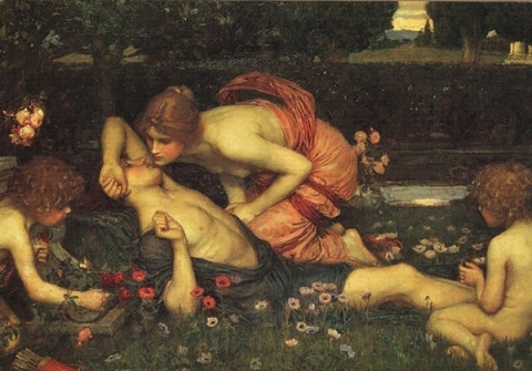 The Aawakening of Adonis by John William Waterhouse