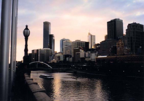 Australia, an eveninmg in Melbourne