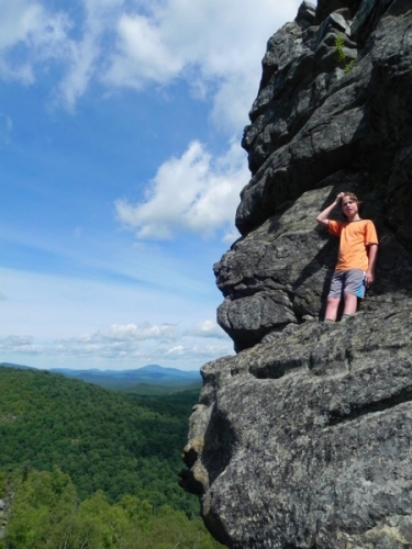 Frank on Chimney Mountain