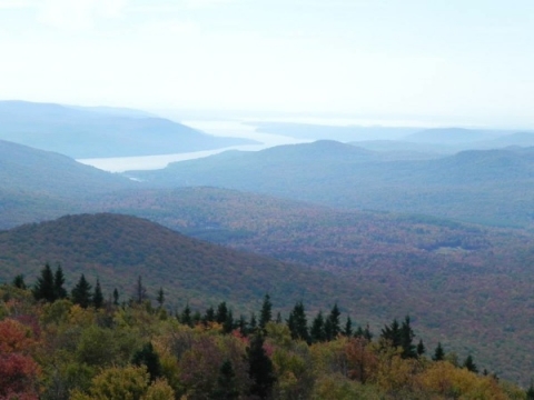 Sacandaga Lake from Hadley Mountain