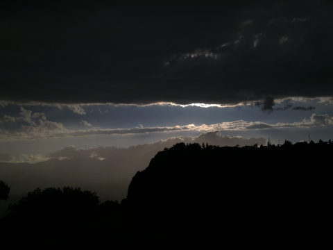 A DAY-SETTING STORM
